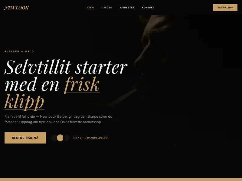 Screenshot of the Sharp Style Collective website